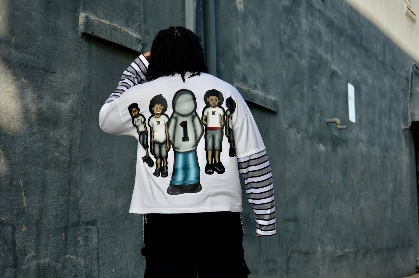 Solouno "Be DIff" Oversized Long Sleeve Tee